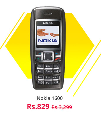  Nokia 1600 /Good Condition/Certified Pre Owned (6 month WarrantyBazaar Warranty) 