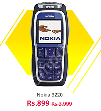  NOKIA 3220 - Good Condition / Certified Pre Owned - (6 MONTHS WARRANTY BAZAR WARRANTY) 