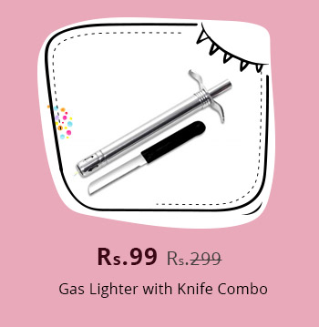  Gas Lighter With one Knife free by Kkart 