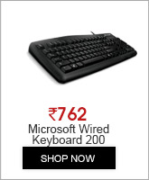 Microsoft Wired Keyboard 200 (Black)