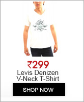Levis Denizen Men's Stylish V-Neck T-Shirt at Mega Discount Rate