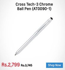 Cross Tech-3 Chrome Ball Pen (AT0090-1)
