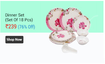 Attractive Collection Of 18 Pcs Dinner Set