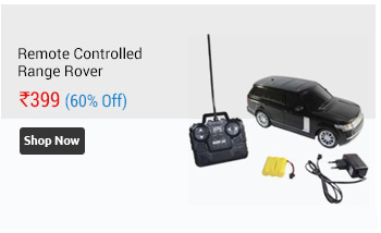 Remote Control Rechargeable Range Rover - (Black, RED)