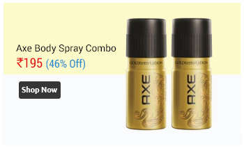 Axe Gold Temptation Body Spray  (  Combo Pack of 2 Pcs ) - 150 ml