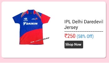 IPL Delhi  Daredevil Cricket Supporter Jersey  