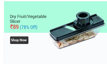 Dry Fruit/Vegetable Slicer with Stainless Steel Blade  