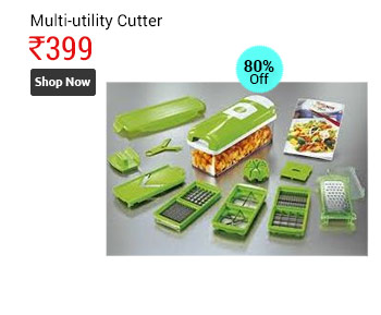Multiutility Multi Chopper Vegetable Cutter Fruit Slicer Peeler Dicer  