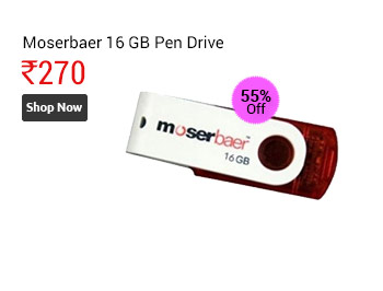 Moserbaer Swivel 16 GB Pen Drive (Multicolor)  