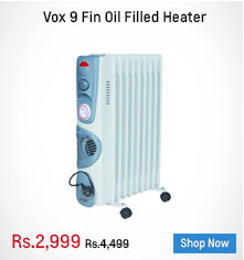 Vox 9 Fin Oil Filled Heater X-OD09