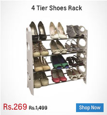 4 TIER SHOE RACK