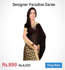 Designer Paradise Kareena Black Saree