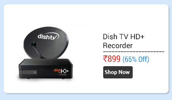 Dish TV HD+ Recorder Connection-All India (1 Month Titanium Full-On HD Pack)  