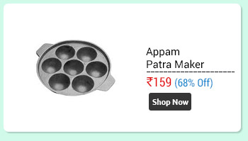 7 Pits Non-Stick Cookware Appam Patra Maker (with ISI Mark)  