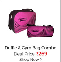 Duffle and Gym Bag Combo