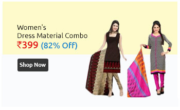 Shopeezo Womens Combo of 2 Dress Material                      