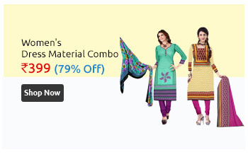 Shopeezo Womens Combo of 2 Dress Material