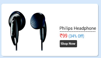 Philips SHE1360/97 Headphone (Black)  