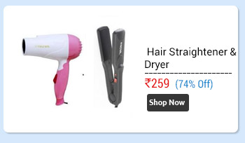 Branded Hair Straightener and hair dryer  
