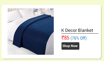 K Decor Single Bed Blanket (Ks-002)  