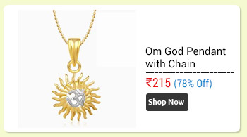 Om God Pendant With Chain Lockets For Men And Women Gp249  
