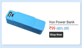Vox Portable 2600Mah USB Power Bank P1  