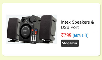Intex 2.1 Speakers with USB Port  