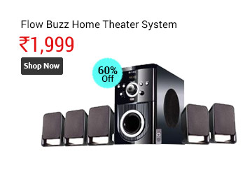 Flow Buzz Bluetooth 5.1 Multimedia Speaker Home Theater System  