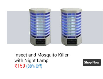Insect and Mosquito Killer with Night Lamp Buy 1 Get 1 Free  