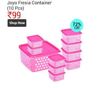 Joyo Fresia Container 10 Pcs Set Pink  