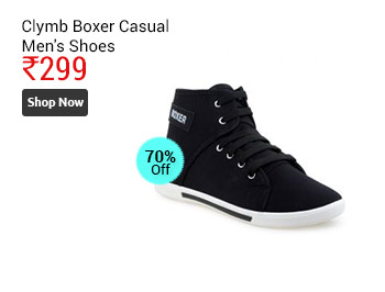 CLYMB Boxer Black Casual Men's Shoes  