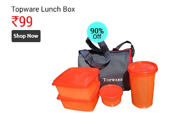 Topware Lunch Box With Insulated Bag - 4 Pcs  