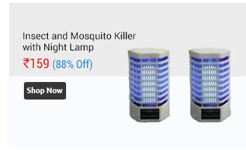 Insect and Mosquito Killer with Night Lamp Buy 1 Get 1 Free  t Glass  
