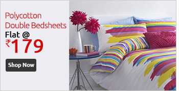 Polycotton Bedsheets @ Rs.199