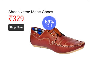 Shoeniverse Mens Brown Casual Shoe  