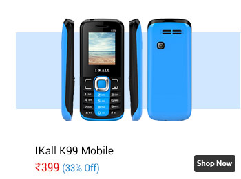 IKall K99 Multimedia Mobile with Manufacturer Warranty (Black-blue)  