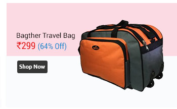 Bagther Multicolor Travel Bag with Wheel  