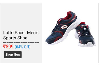 Lotto Pacer Men's Navy and Maroon Sports Shoe AR3171  