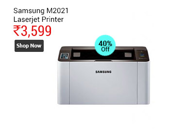 Samsung SL-M2021 Laserjet Printer - White  