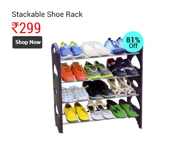 Stackable Shoe Rack Storage 12 Pair (4 Layer)  