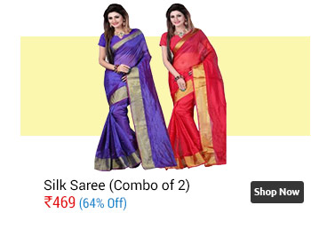 Combo of 2 Stylish Silk Saree  