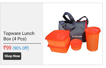 Topware Lunch Box With Insulated Bag - 4 Pcs                      