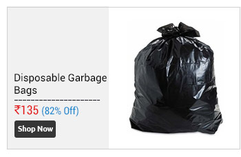 150pcs Disposable Garbage / Dust Bin Bag 19x21 - Black                      