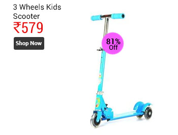 3 Wheels Kids Scooter Foldable                        