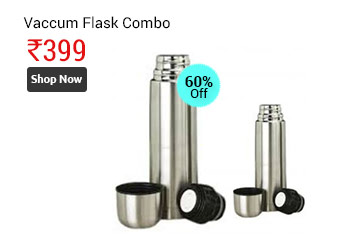 Combo of VACCUM  FLASK 500ML and 1 LIR (HIGH QUALITY )                        