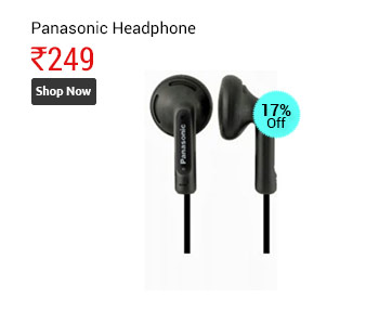 Panasonic RP-HV094GU-K Headphone (Black, In the Ear)                        