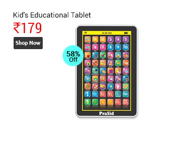 Prasid My Pad Mini English Learning Tablet for Kids - Indian Voice                        