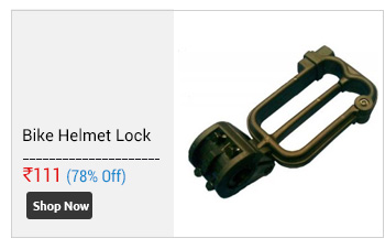 Bike Helmet Lock  