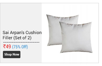Sai Arpan's Cushion Filler 12x12 - Set Of 2  
