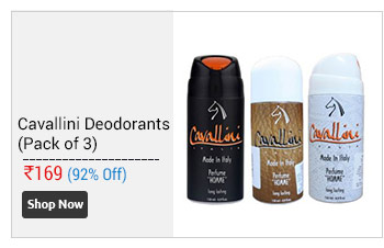 Pack of 3 Cavallini Deodorants  